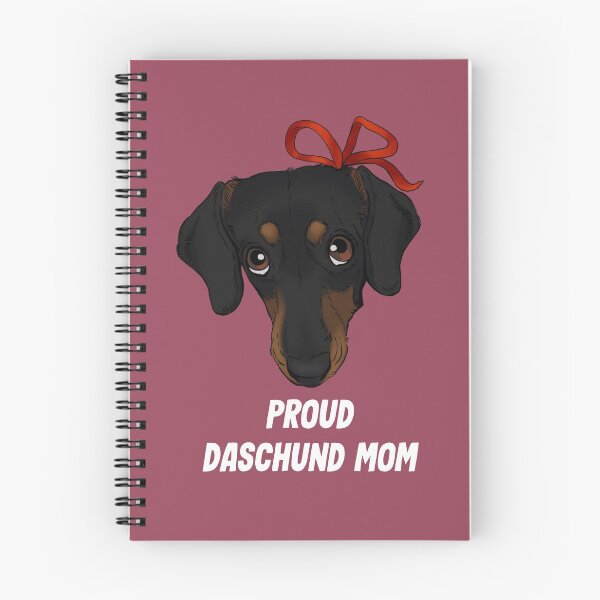 Item preview, Daschund Cute Ribbon gift dog designed and sold by Petcetera.