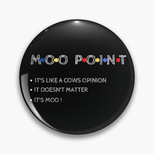 Item preview, Moo Point(cows opinion) designed and sold by yeeted17.