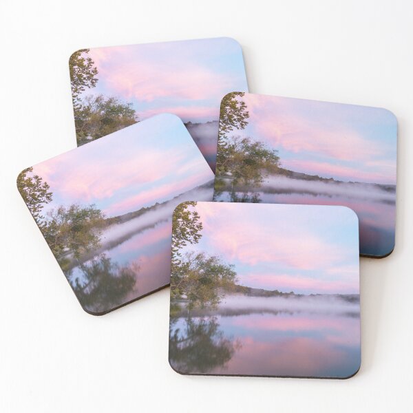 Item preview, Pink Sunrise Over Lake Springfield designed and sold by mljdwhite.