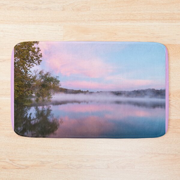 Item preview, Pink Sunrise Over Lake Springfield designed and sold by mljdwhite.