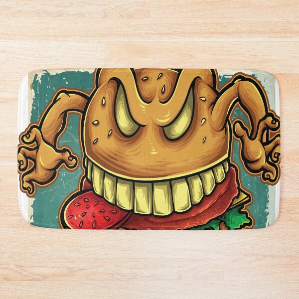 Item preview, Burger Cartoon Hamburger Cheese Burgers Trading Card Foodie designed and sold by ProjectX23.