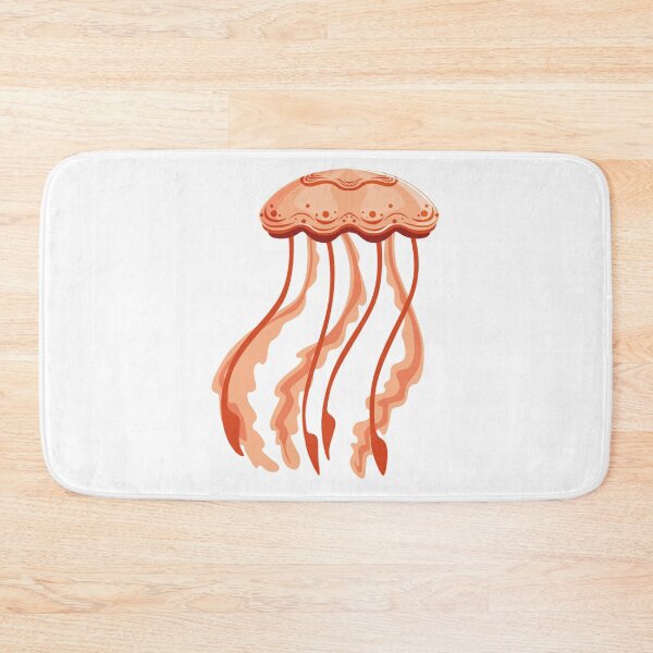 Item preview, Orange Jellyfish designed and sold by treasure-crafts.