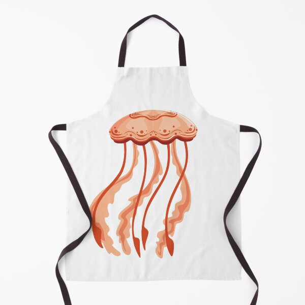 Item preview, Orange Jellyfish designed and sold by treasure-crafts.
