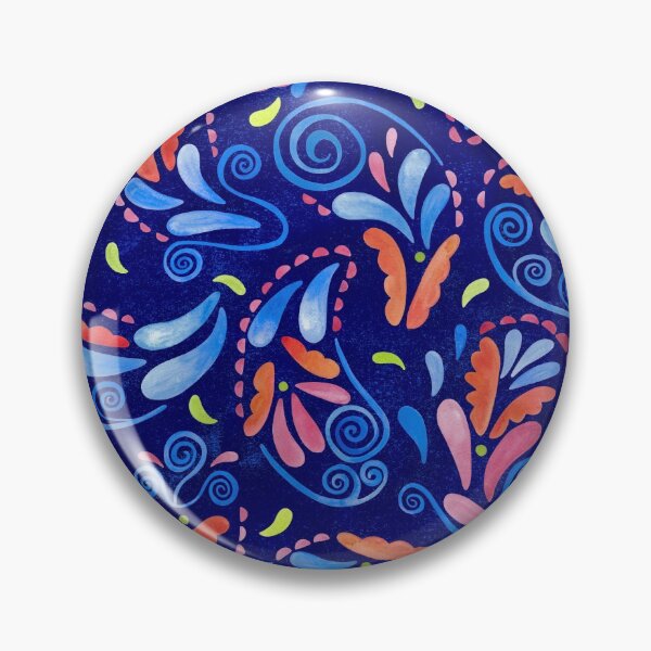 Item preview, Multicolored Watercolor Paisley Florals designed and sold by ToiledeLina.