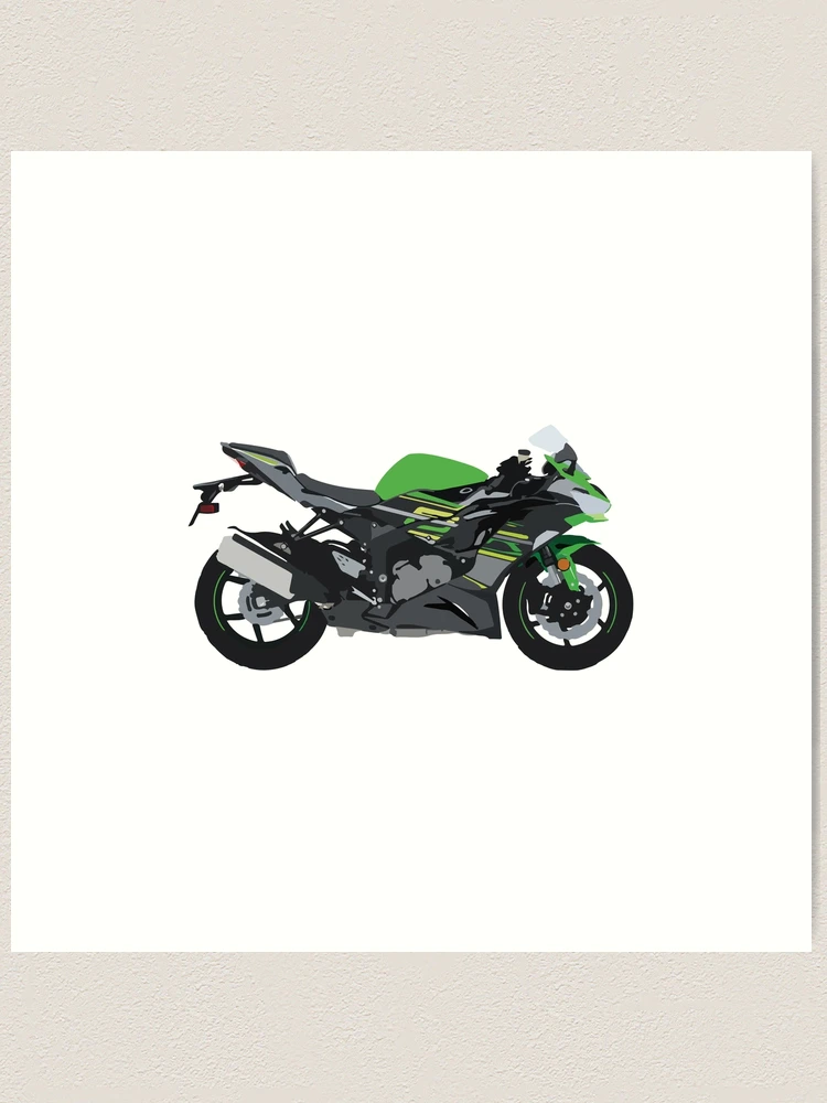 Kawasaki Ninja ZX-6R Poster by Mark Rogan - Mark Rogan