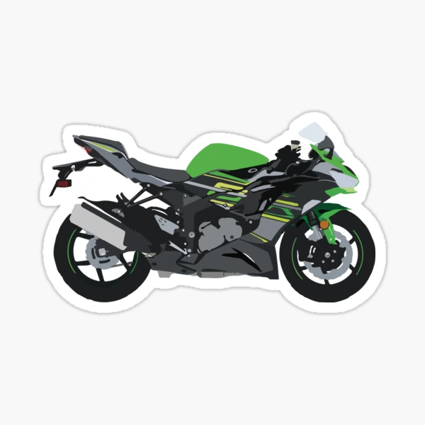 Motorcycle Kawasaki Ninja ZX-6R PEARL CRYSTAL WHITE