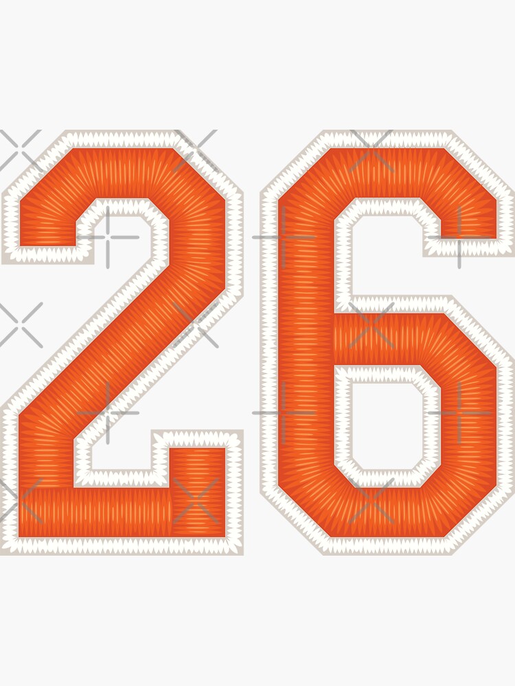 Jersey number clearance 26