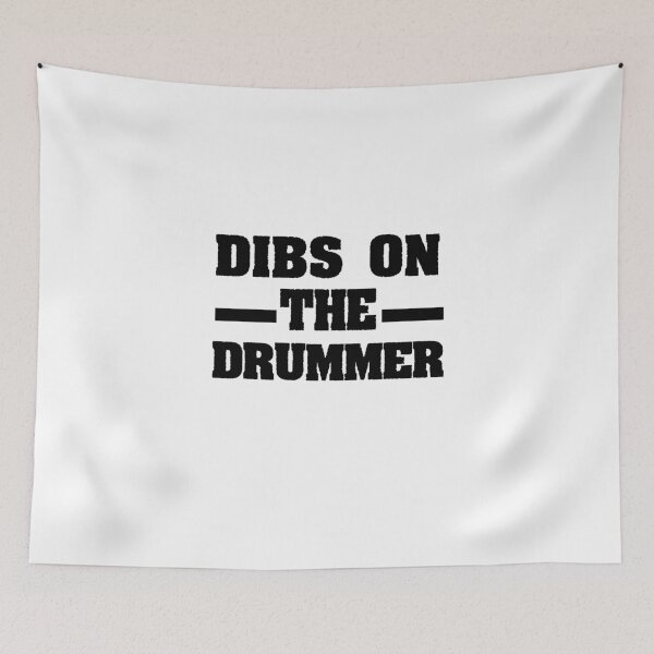 Item preview, Dibs On The Drummer Funny Drummer Gift designed and sold by Chamssou.