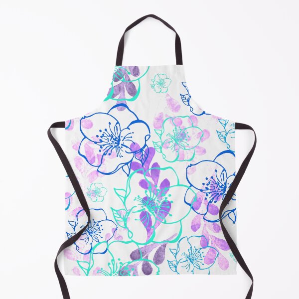 Item preview, Summer Garden in Blues and Purple designed and sold by AlteredAtelier.