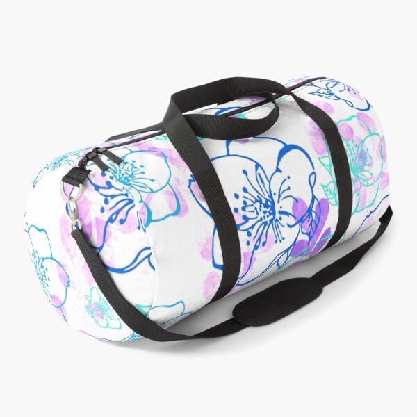Item preview, Summer Garden in Blues and Purple designed and sold by AlteredAtelier.