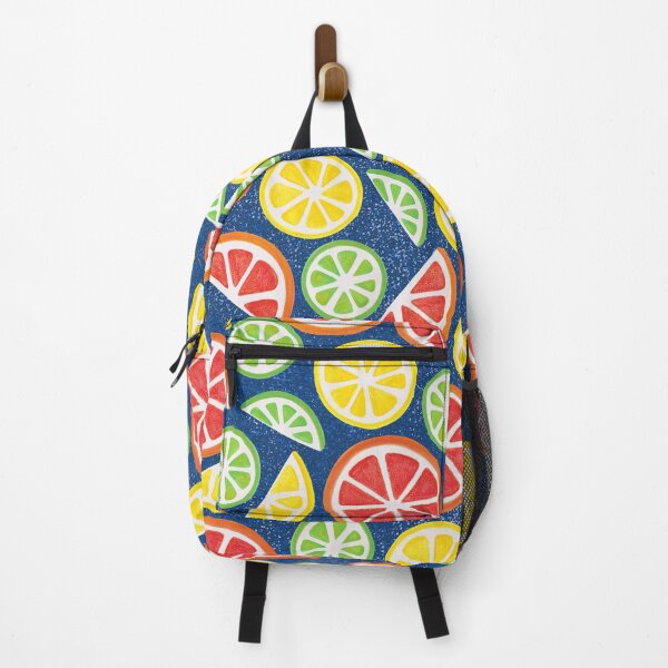 Item preview, Vitamin C Super Boost - Citric Fruits on Blue designed and sold by ToiledeLina.