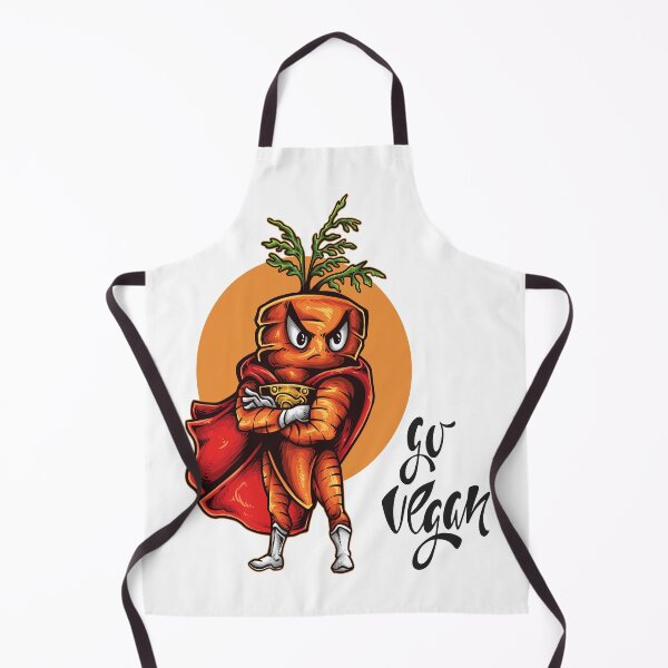 Item preview, Go Vegan Carrot Superhero Foodie Vegetable Superhero designed and sold by ProjectX23.