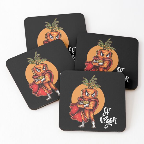 Item preview, Go Vegan Carrot Foodie Vegetable SuperHero  designed and sold by ProjectX23.