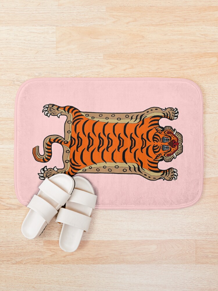 TIBETAN TIGER RUG pink