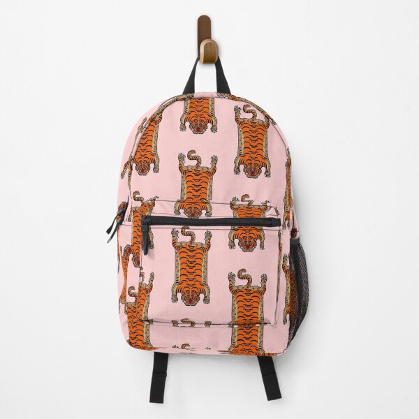 Item preview, TIBETAN TIGER RUG-pink designed and sold by BEATRIZ ABAITUA.