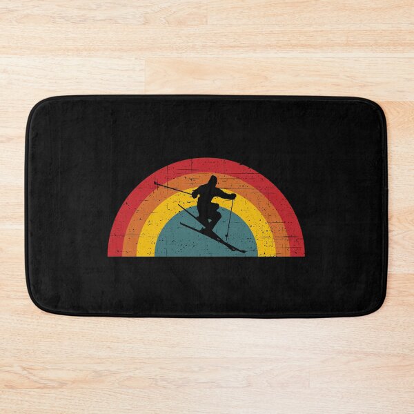 Item preview, Skier - Vintage Half Circle Sunset designed and sold by HeatherPore.
