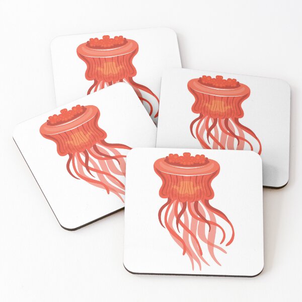 Item preview, Orange Jellyfish designed and sold by treasure-crafts.