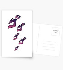 Jojo MENACING ゴ ゴ ゴ (L'aventure bizarre de Jojo) Cartes postales
