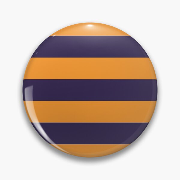 Item preview, Medium NAVY BLUE and ORANGE Horizontal STRIPES designed and sold by RachelMacht.