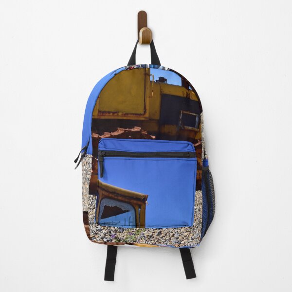 Item preview, bulldozer on beach with fishing boats designed and sold by Michael Schmid.