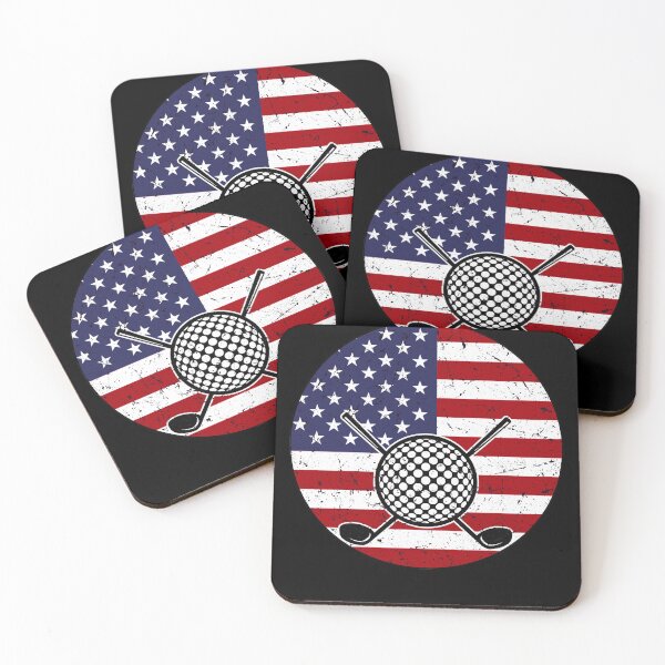 Item preview, American Flag Golf Funny Golf Club Sports Gift Retro Golfer designed and sold by marcek.