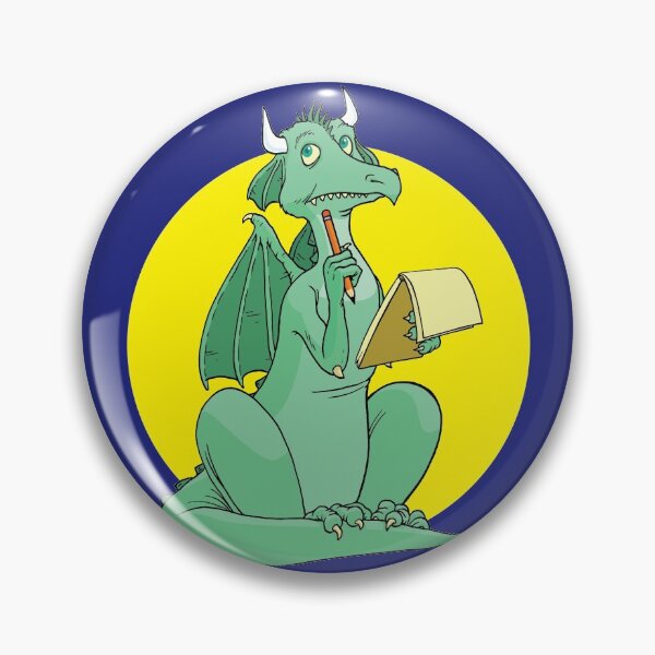 Item preview, Dragon Pondering What to Write designed and sold by Venture-Graphix.