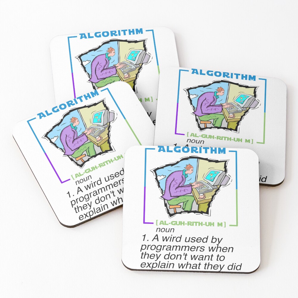 Item preview, Coasters (Set of 4) designed and sold by ProgrammingMeme.