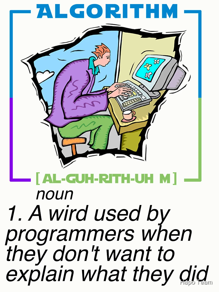 Thumbnail 6 of 6, Pullover Sweatshirt, Algorithm Definition Funny Programming Definition designed and sold by Hapo Team.