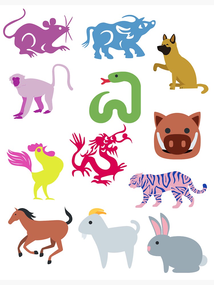 12 Animals Of Chinese Zodiac