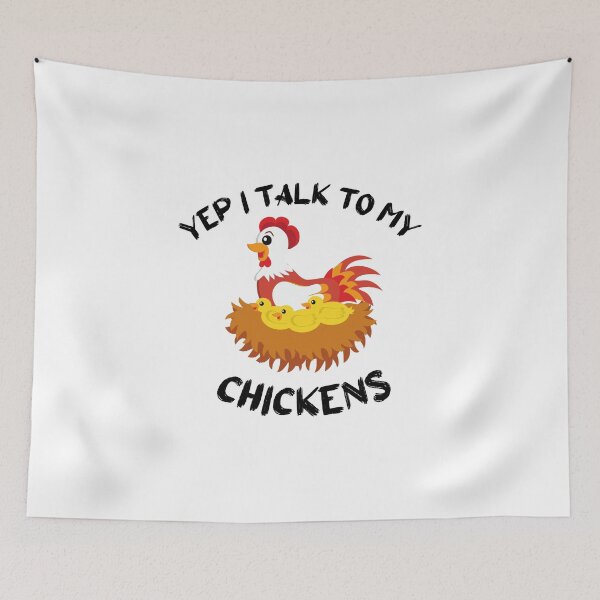 Item preview, Yep I Talk To My Chickens funny gift idea for friends T-Shirt  designed and sold by lhousshop.