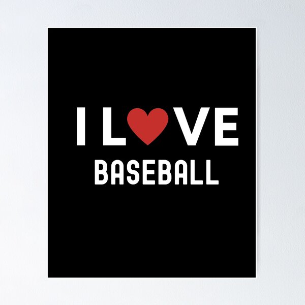 Item preview, I love Baseball designed and sold by Happy-PrintZ.