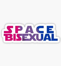 Space Bisexual Sticker