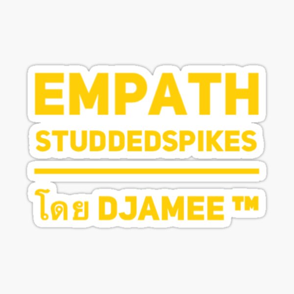 Empath Studdedspikes by Djamee Sticker