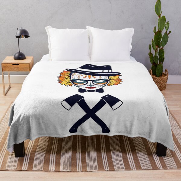 Item preview, Colorful Girl Skull Wearing a Fedora designed and sold by MyDesignCrate.