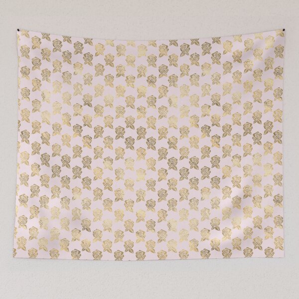 Item preview, Gold princess rose on pink designed and sold by AnnieHochmann.