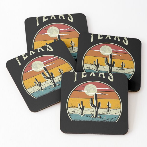 Item preview, Texas Vintage Saguaro Cactus Cactus Sunset Desert Cactaceae designed and sold by Tee Revolution.