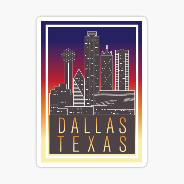 Item preview, Dallas Tx - Gradient designed and sold by Calliewilleford.