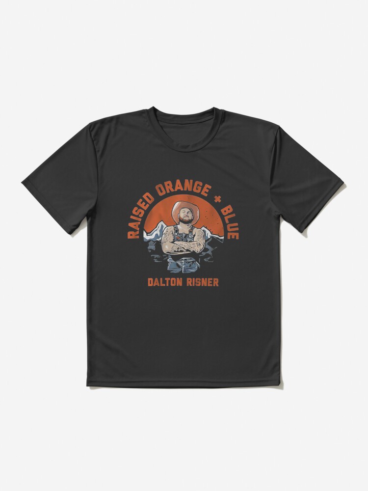 Raised Orange Blue Dalton Risner For Denver Broncos Fans Unisex T-Shirt -  Teeruto