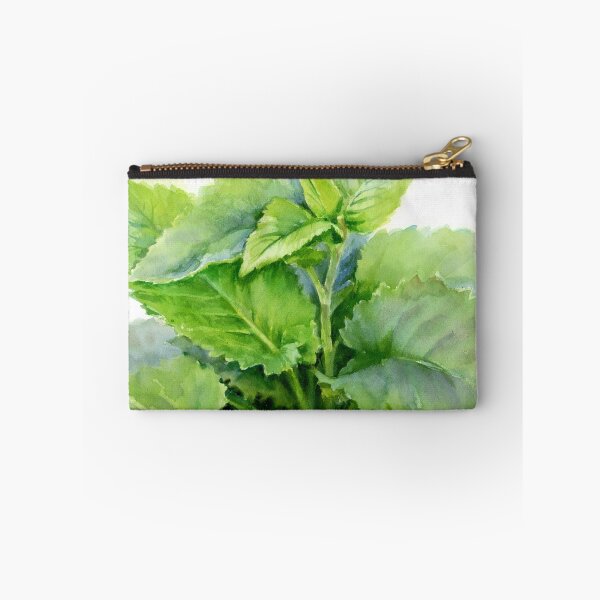 Item preview, grass with large leaves, watercolor drawing from nature designed and sold by avamnenado.