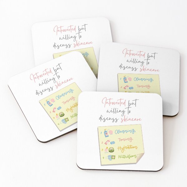 Item preview, Introverted But Willing To Discuss Skincare designed and sold by casualism.