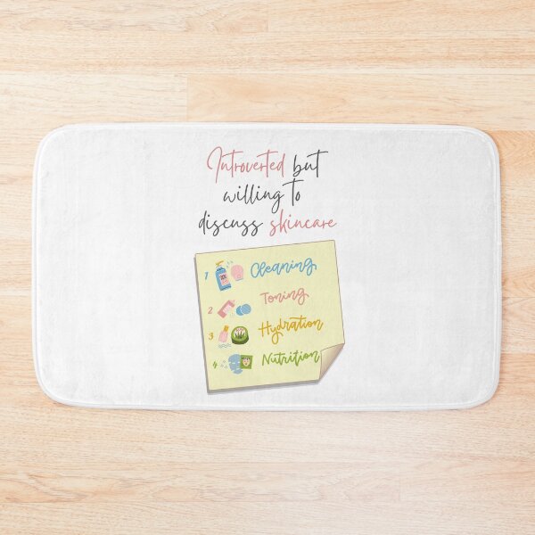 Item preview, Introverted But Willing To Discuss Skincare designed and sold by casualism.