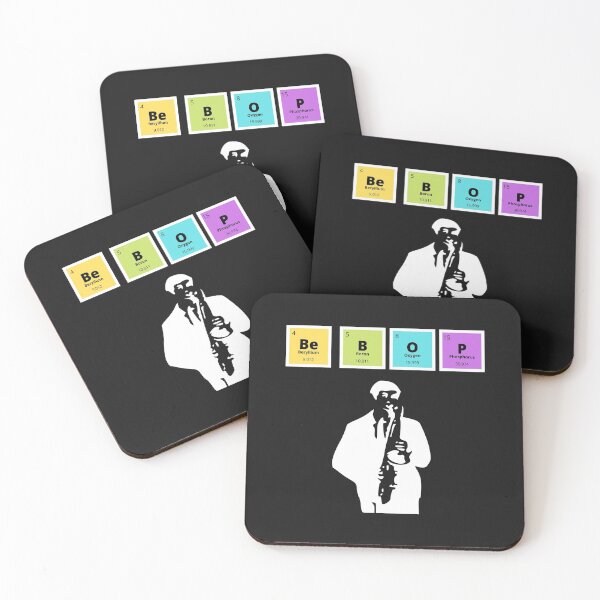 Item preview, Bebop jazz saxophone periodic table music designed and sold by DesignsofNote.