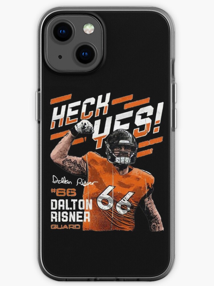 Hech yes Dalton Risner for Denver Broncos fans iPhone Case for