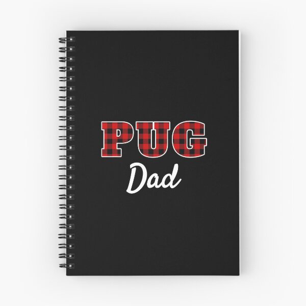 Item preview, Pug Dad - Buffalo Checkered Lumberjack Red Plaid  designed and sold by Guarddogdrive.