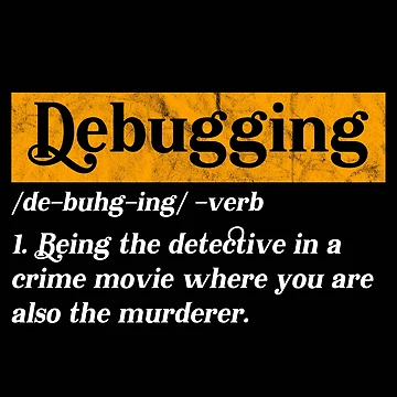 Artwork thumbnail, Debugger Meaning Debugger Definition Funny Debugging by Hapo Team