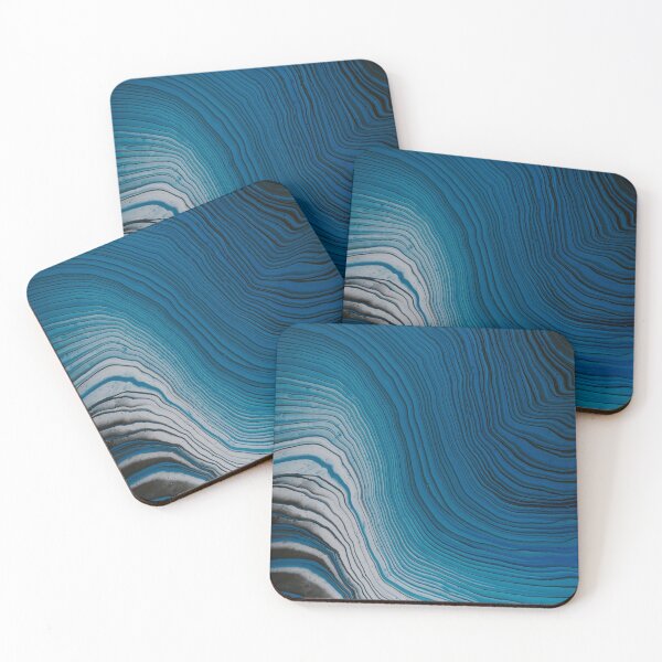 Item preview, Shades of Blue Marble Layers designed and sold by Walk-It-Off.