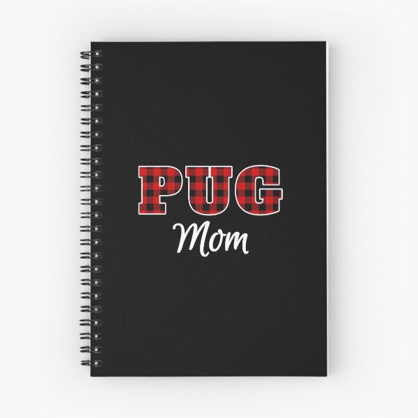 Item preview, Pug Mom - Buffalo Checkered Lumberjack Red Plaid  designed and sold by Guarddogdrive.