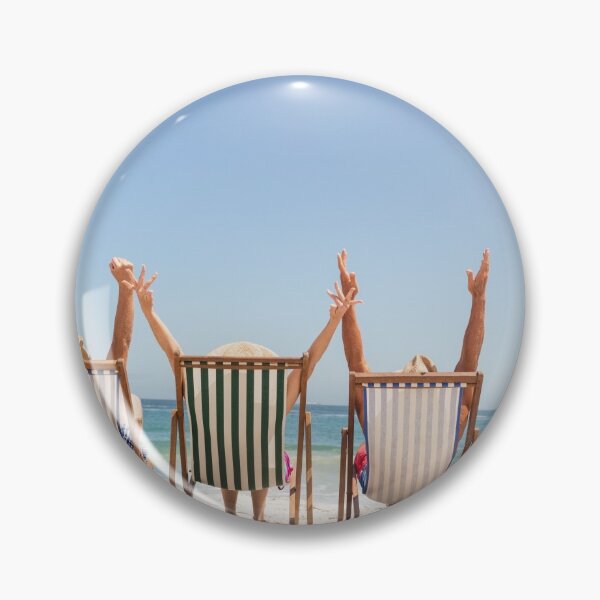 Item preview, Senior Friends Sitting Beach Chair designed and sold by paradiskt.