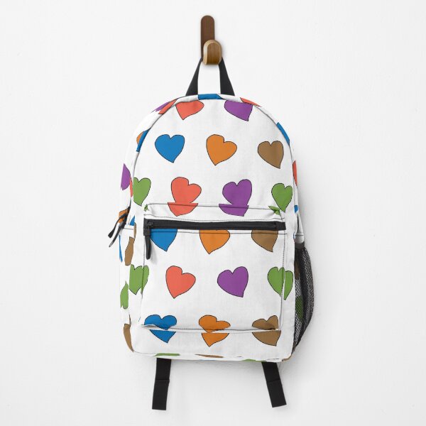 Item preview, Cute Valentines Coloured Hearts Pattern designed and sold by DanandDee.