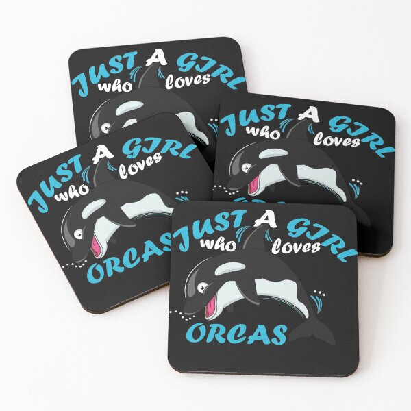Artikelvorschau, NUR EIN MÄDCHEN, DAS ORCAS LIEBT, MÄDCHEN ORCAS GESCHENK entworfen und verkauft von Powerredge.